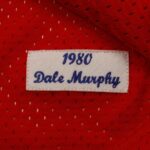 Dale Murphy Atlanta Braves Mitchell & Ness 1980 Authentic Cooperstown Collection Mesh Batting Practice Jersey - Red