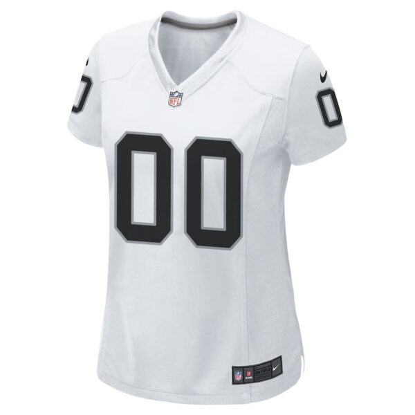 Las Vegas Raiders Women Custom Game Jersey - White