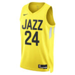 Walker Kessler 24 Utah Jazz Unisex Swingman Jersey - Icon Edition - Gold