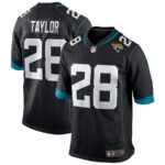 Fred Taylor 28 Jacksonville Jaguars Men Game Retired Jersey - Black