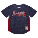 Chipper Jones Atlanta Braves Mitchell & Ness Cooperstown Collection 2007 Batting Practice Jersey - Navy