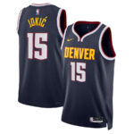 Nikola Jokić 15 Denver Nuggets Unisex Swingman Jersey - Icon Edition - Navy