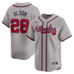 Matt Olson Atlanta Braves  Away Limited Player Jersey - Gray