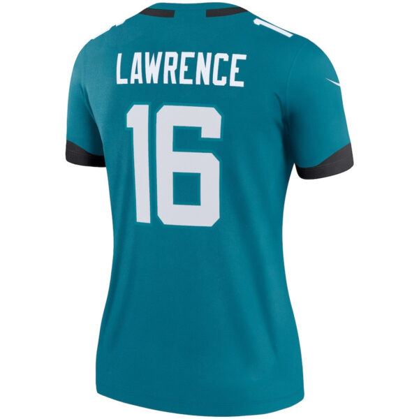 Trevor Lawrence 16 Jacksonville Jaguars Women Legend Jersey - Teal