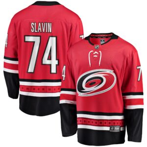 Jaccob Slavin Carolina Hurricanes Fanatics Alternate Breakaway Player Jersey - Red
