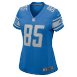 Anthony Firkser 85 Detroit Lions Game Women Jersey - Blue