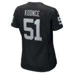 Malcolm Koonce 51 Las Vegas Raiders Women Game Jersey - Black