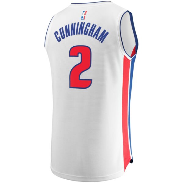 Cade Cunningham Detroit Pistons Fanatics Fast Break Replica Jersey - Association Edition - White