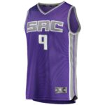 Kevin Huerter Sacramento Kings Fanatics Fast Break Replica Jersey - Icon Edition - Purple