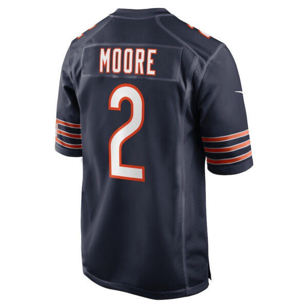 D.J. Moore 2 Signed Chicago Bears Moore Than A Feeling Game Men Jersey - Navy