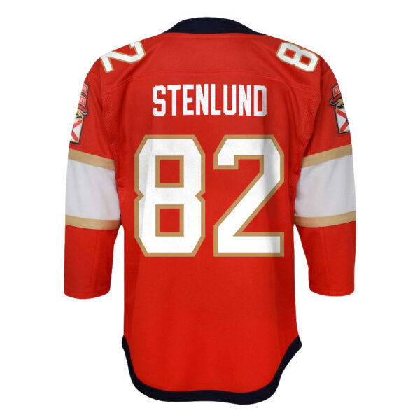 Kevin Stenlund 82 Florida Panthers 2024 STANLEY CUP Final Youth Home Breakaway Jersey - Red