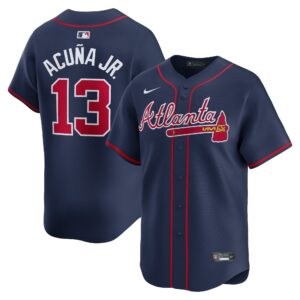 Ronald Acuu00c3u00b1a Jr. Atlanta Braves  Alternate Limited Player Jerseyu00c2u00a0u00e2u20acu201c Navy