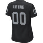 Las Vegas Raiders Women Custom Game Jersey - Black