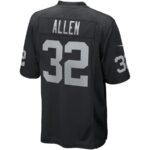Marcus Allen 32 Las Vegas Raiders Men Game Retired Jersey - Black