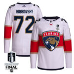 Sergei Bobrovsky 72 Florida Panthers 2024 STANLEY CUP Final Away Breakaway Jersey - Men, White