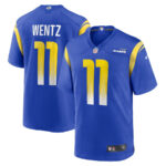 Carson Wentz 11 Los Angeles Rams Game Men Jersey - Royal
