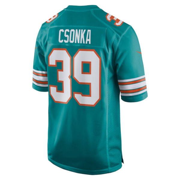 Larry Csonka 39 Miami Dolphins Men Retired Jersey - Aqua