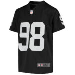 Maxx Crosby 98 Las Vegas Raiders YOUTH Game Jersey - Black