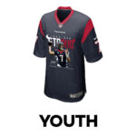 CJ Stroud 7 Houston Texans Cool Breeze Signed Game YOUTH Jersey - Navy