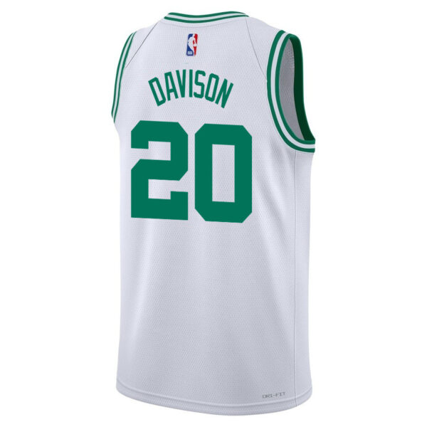JD Davison 20 Boston Celtics 2024 FINALS CHAMPIONS Swingman Jersey - Association Edition - White