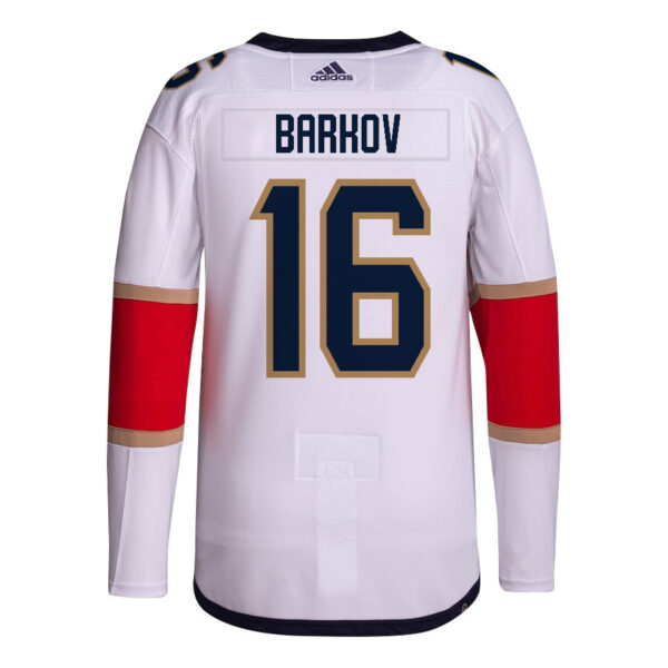 Aleksander Barkov 16 Florida Panthers 2024 STANLEY CUP Final Away Breakaway Jersey - Men, White