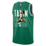 Jayson Tatum 0 Signed Best Moments At Boston Celtics 2024 Icon Edition Jersey - Final Champions Patch - Green