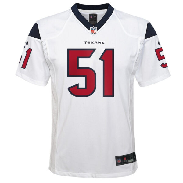 Will Anderson Jr. 51 Houston Texans YOUTH Game Jersey - White
