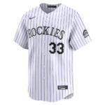 Larry Walker 33 Colorado Rockies Home Limited Player Men Jersey - White