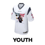 CJ Stroud 7 Houston Texans Cool Breeze Signed Game YOUTH Jersey - White