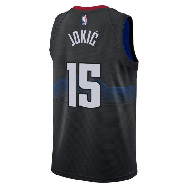 Nikola Jokić 15 Denver Nuggets 2023/24 City Edition Swingman Jersey - Black
