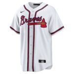 Joe Jimu00c3u00a9nez Atlanta Braves  Home  Replica Player Jersey - White