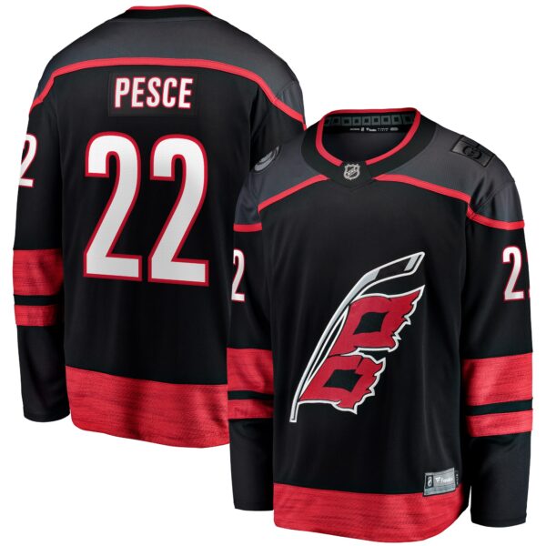 Brett Pesce Carolina Hurricanes Fanatics Home Breakaway Jersey - Black