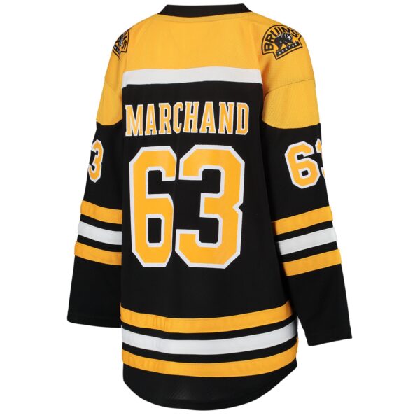 Brad Marchand Boston Bruins Youth Home Replica Player Jersey - Black