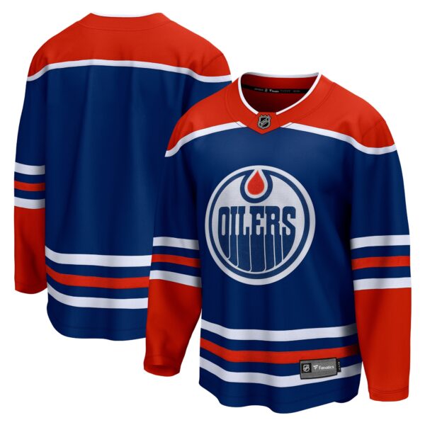 Edmonton Oilers Fanatics Home Breakaway Blank Jersey - Royal