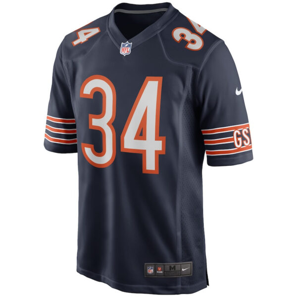 Walter Payton 34 Chicago Bears Men Game Retired Jersey - Navy