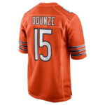 Rome Odunze 15 Chicago Bears Alternate Game Men Jersey - Orange