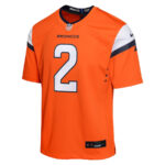 Patrick Surtain II 2 Denver Broncos Game YOUTH Jersey - Orange