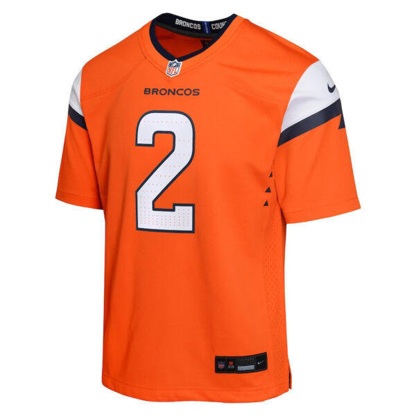 Patrick Surtain II 2 Denver Broncos Game YOUTH Jersey - Orange