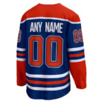 Edmonton Oilers 2024 Stanley Cup Final Home Breakaway Custom Name Jersey - Royal