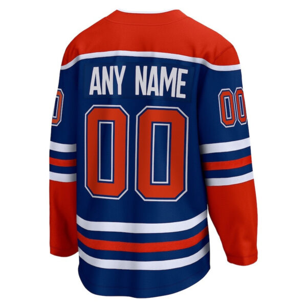 Edmonton Oilers 2024 Stanley Cup Final Home Breakaway Custom Name Jersey - Royal