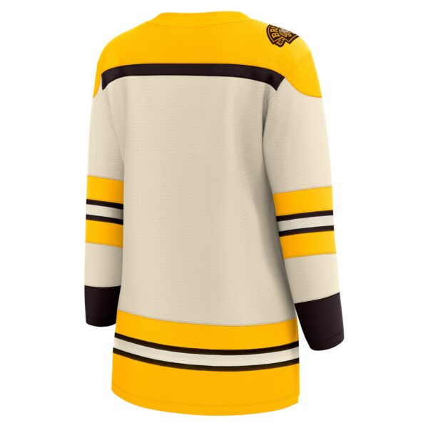 Boston Bruins Fanatics Women's 100th Anniversary Premier Breakaway Jersey - Cream