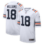 Caleb Williams 18 Chicago Bears 2024 NFL Draft 2nd Alternate Game Jersey - White