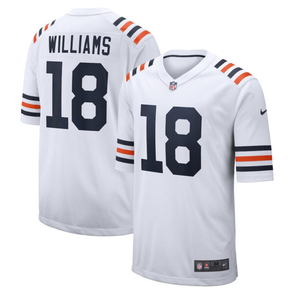 Caleb Williams 18 Chicago Bears 2024 NFL Draft 2nd Alternate Game Jersey - White
