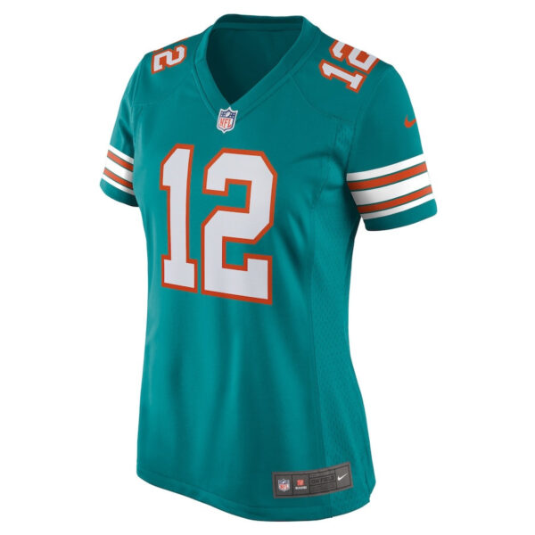 Bob Griese 12 Miami Dolphins Women Retired Jersey - Aqua