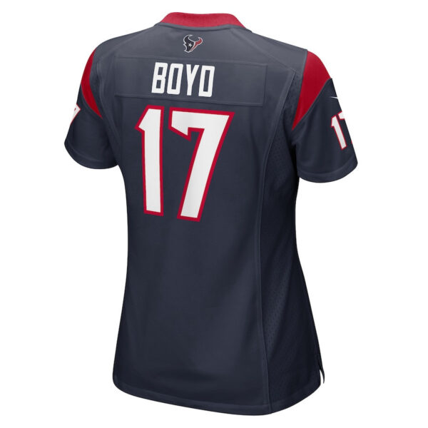 Kris Boyd 17 Houston Texans Women Game Jersey - Navy