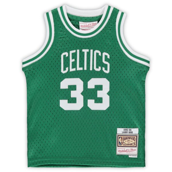Larry Bird Boston Celtics Mitchell & Ness Infant 1985/86 Hardwood Classics Retired Player Jersey - Kelly Green