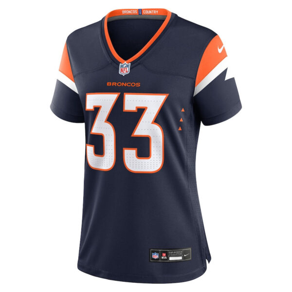 Javonte Williams 33 Denver Broncos Women Alternate Game Jersey - Navy