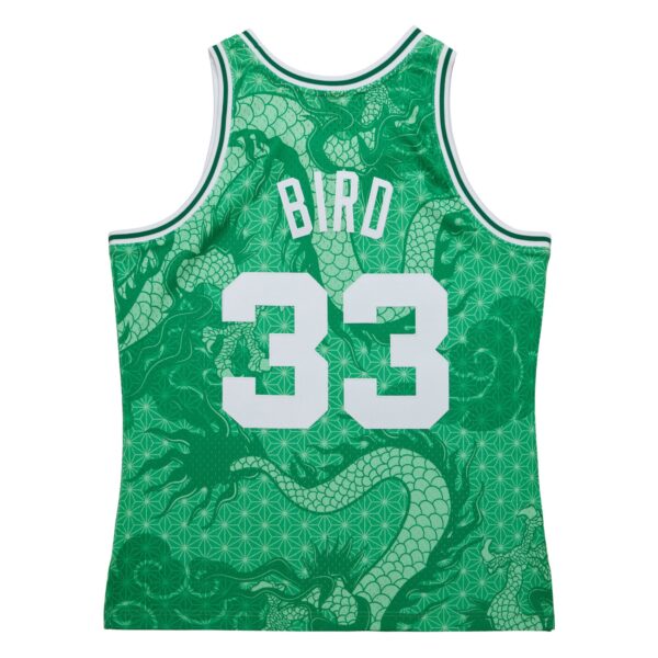 Larry Bird Boston Celtics Mitchell & Ness 1985/86 Hardwood Classics Asian Heritage 6.0 Swingman Throwback Player Jersey - Kelly Green