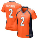 Patrick Surtain II 2 Denver Broncos Women Game Jersey - Orange