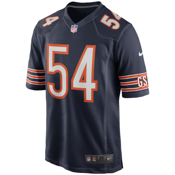 Brian Urlacher 54 Chicago Bears Men Game Retired Jersey - Navy